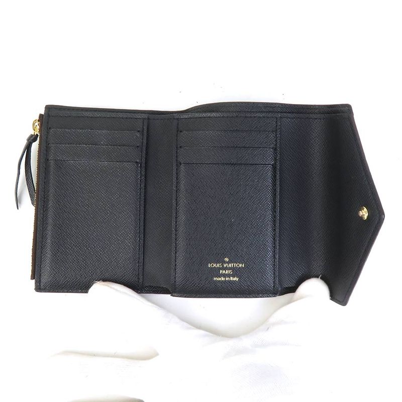 Louis Vuitton Trifold Wallet Monogram Reverse Portefeuille Victorine
