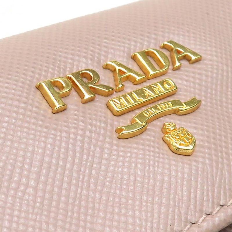 Prada Card Case Card Holders Pink