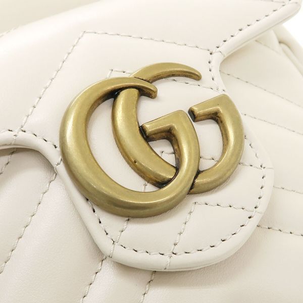 Gucci GG Marmont Quilted Mini Bucket Messenger Bag