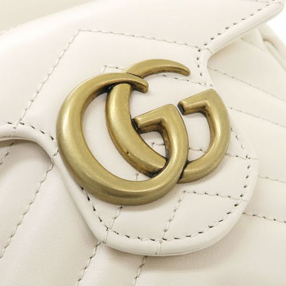 Gucci GG Marmont Quilted Mini Bucket Messenger Bag