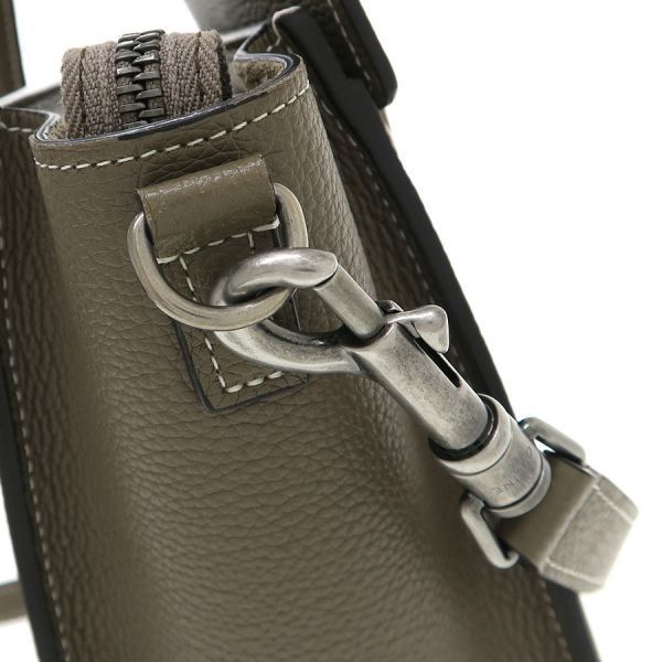Celine Luggage Nano Drummed Calfskin Messenger Bag
