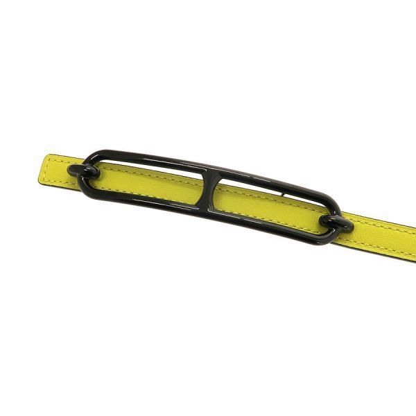 Hermes Lelibert Belt Belts Yellow