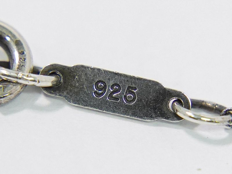 Tiffany & Co Teddy Bear Motif 925 Necklace Pendant Silver
