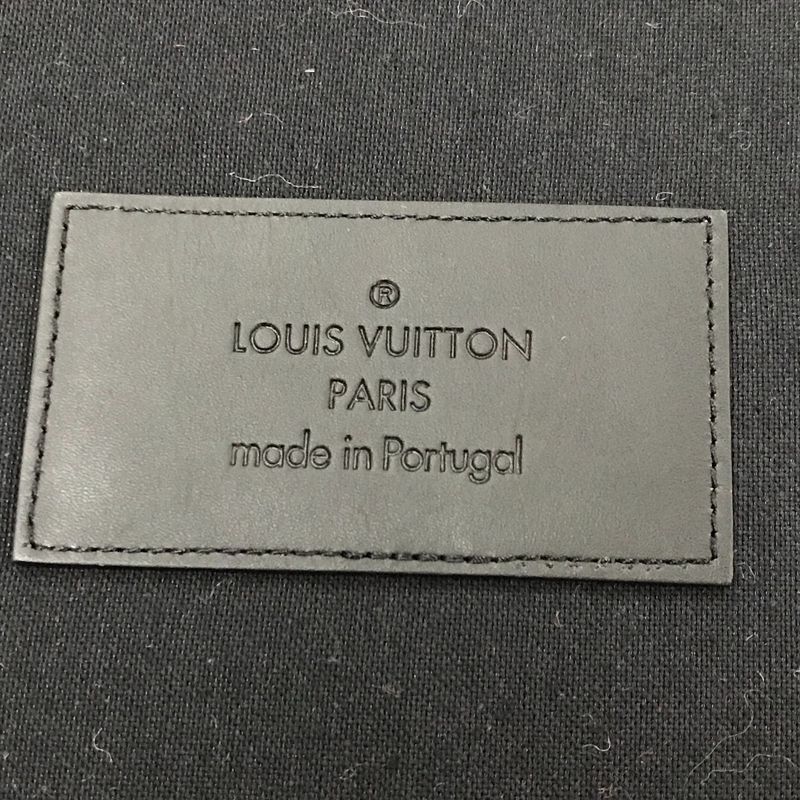 Louis Vuitton Object Logo Bicolor Rug Mat Carpet Wool White Shoulder Bag