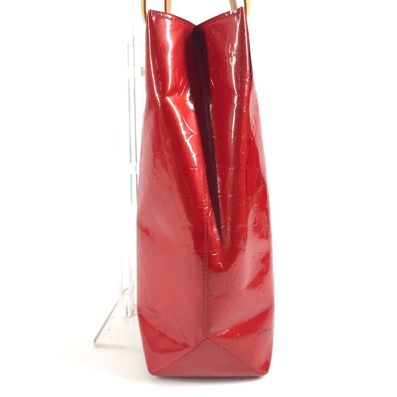 Louis Vuitton Shoulder Bag Reed MM Monogram Vernis Canvas Rouge Red