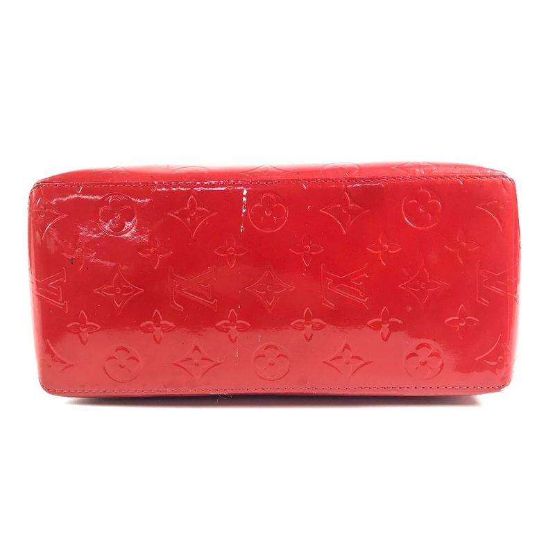 Louis Vuitton Shoulder Bag Reed MM Monogram Vernis Canvas Rouge Red