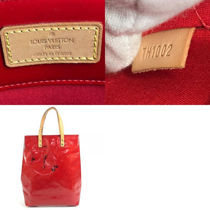 Louis Vuitton Shoulder Bag Reed MM Monogram Vernis Canvas Rouge Red