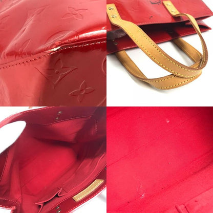 Louis Vuitton Shoulder Bag Reed MM Monogram Vernis Canvas Rouge Red