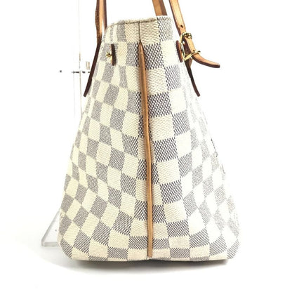 Louis Vuitton Shoulder Bag Cabas PM Damier Azur Canvas White