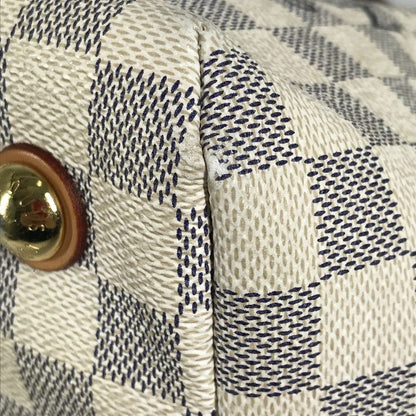 Louis Vuitton Shoulder Bag Cabas PM Damier Azur Canvas White