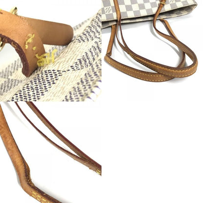 Louis Vuitton Shoulder Bag Cabas PM Damier Azur Canvas White