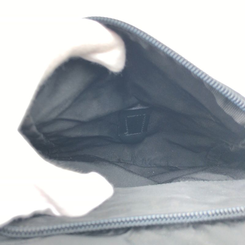 Prada Tessuto Triangle Logo Black Nylon Shoulder Bag Pochette
