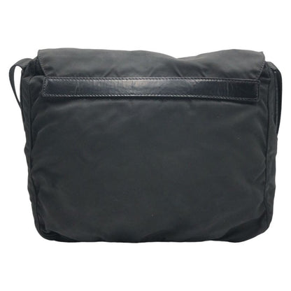 Prada Tessuto Triangle Logo Black Nylon Shoulder Bag Pochette