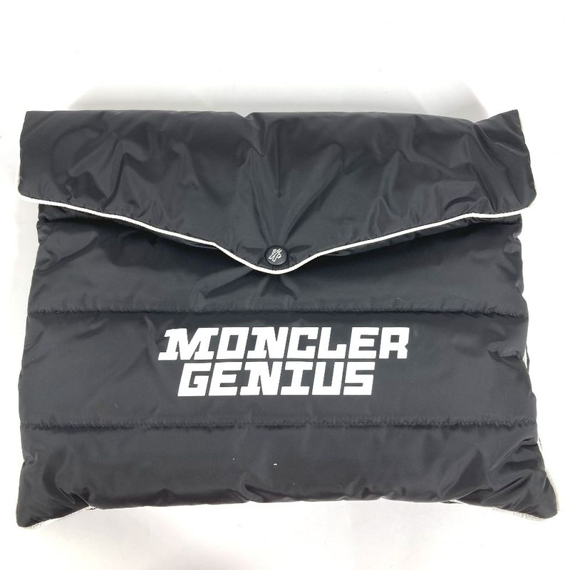 Moncler Clutch Genius Logo Nylon Black