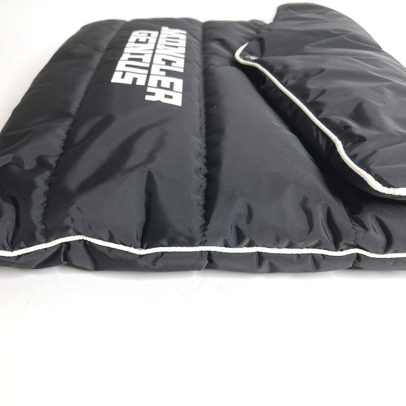 Moncler Clutch Genius Logo Nylon Black