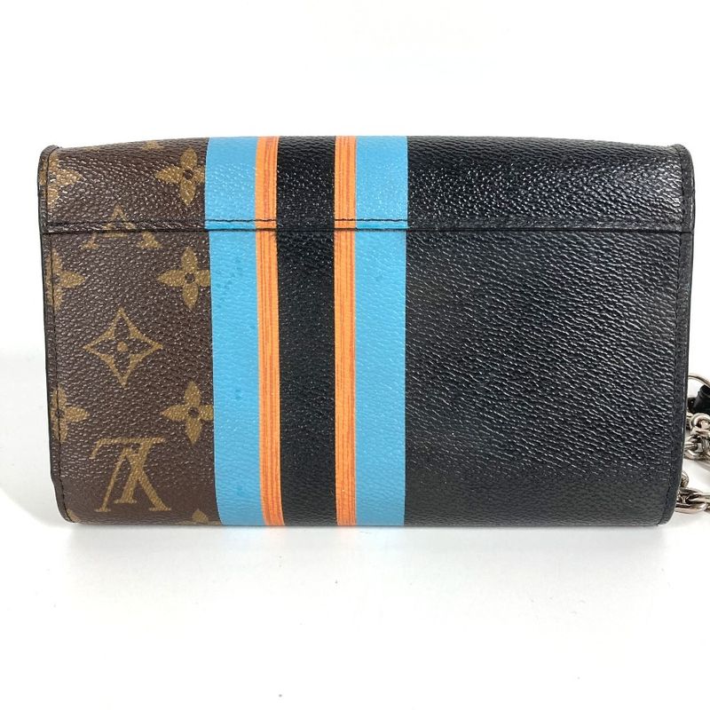Hermes Wallet Portefeuille Twist Monogram Canvas Brown