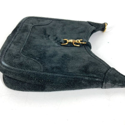 Hermes Shoulder Bag Mini Trim Dobris Black