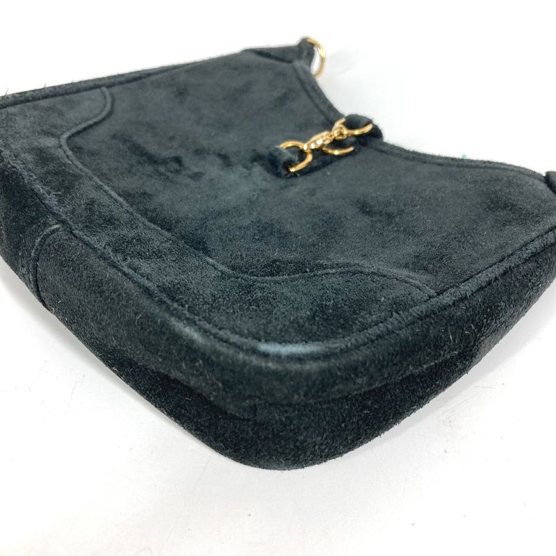Hermes Shoulder Bag Mini Trim Dobris Black