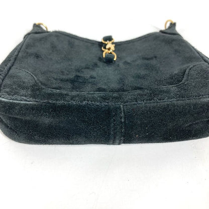 Hermes Shoulder Bag Mini Trim Dobris Black