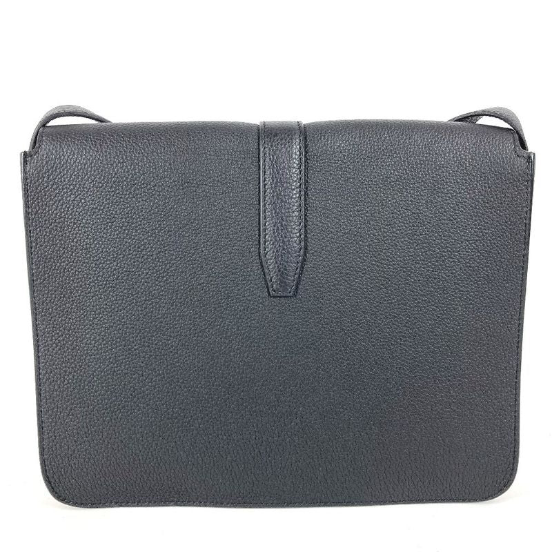 Hermes Shoulder Bag Steve Light Junior Togo Black