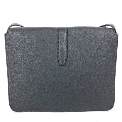 Hermes Shoulder Bag Steve Light Junior Togo Black