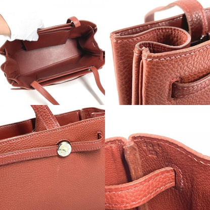 Hermes Shoulder Bag Cabana Leather Brown