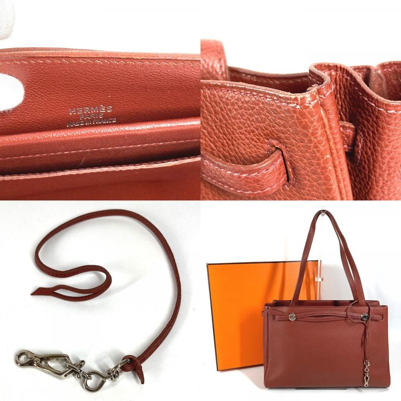 Hermes Shoulder Bag Cabana Leather Brown