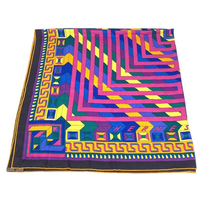 Hermes Scarf Carre Geant 140 Cashmere Multicolor
