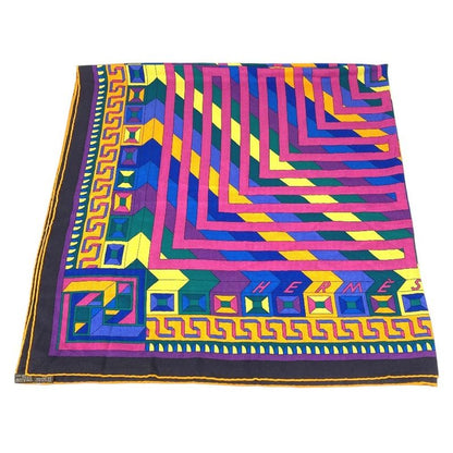 Hermes Scarf Carre Geant 140 Cashmere Multicolor