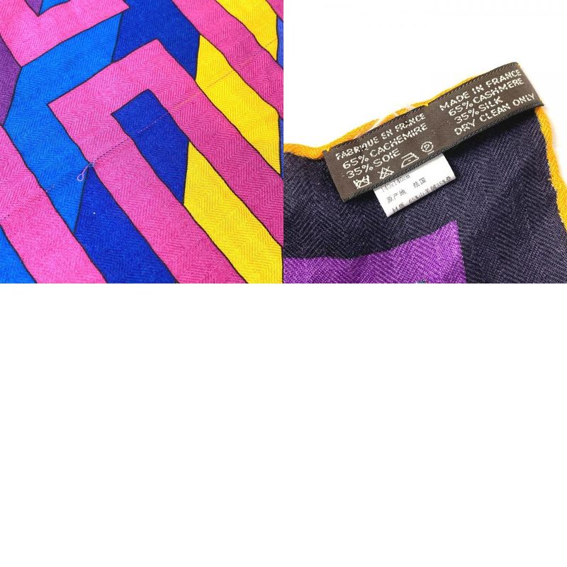 Hermes Scarf Carre Geant 140 Cashmere Multicolor