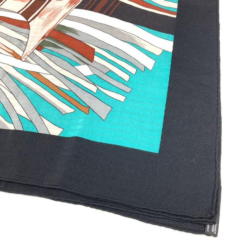 Hermes Scarf Carre Geant 140 Cashmere Black
