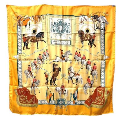 Hermes Scarf Carre 90 Silk Orange