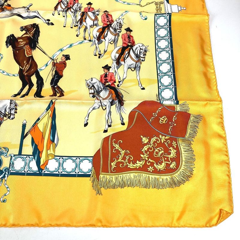 Hermes Scarf Carre 90 Silk Orange