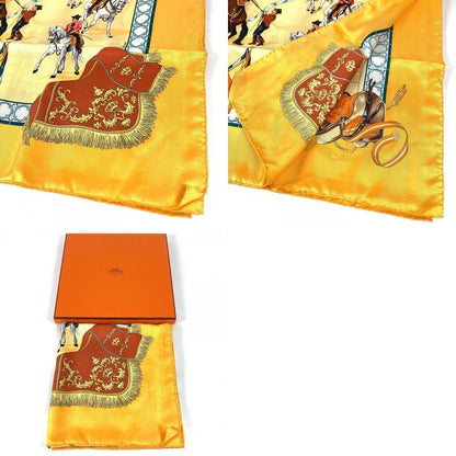Hermes Scarf Carre 90 Silk Orange