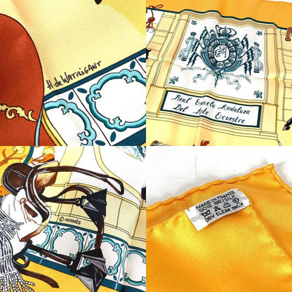 Hermes Scarf Carre 90 Silk Orange
