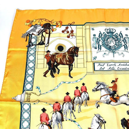 Hermes Scarf Carre 90 Silk Orange