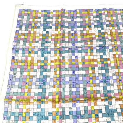 Hermes Scarf Carre 90 Silk Multicolor