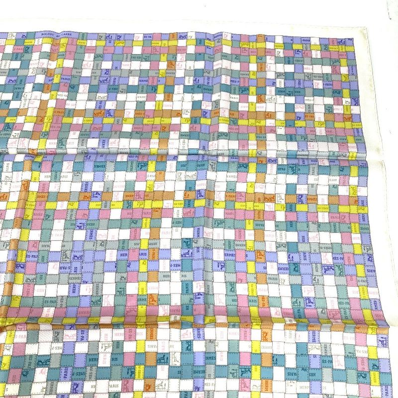 Hermes Scarf Carre 90 Silk Multicolor