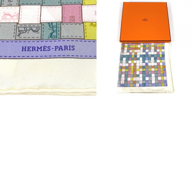 Hermes Scarf Carre 90 Silk Multicolor