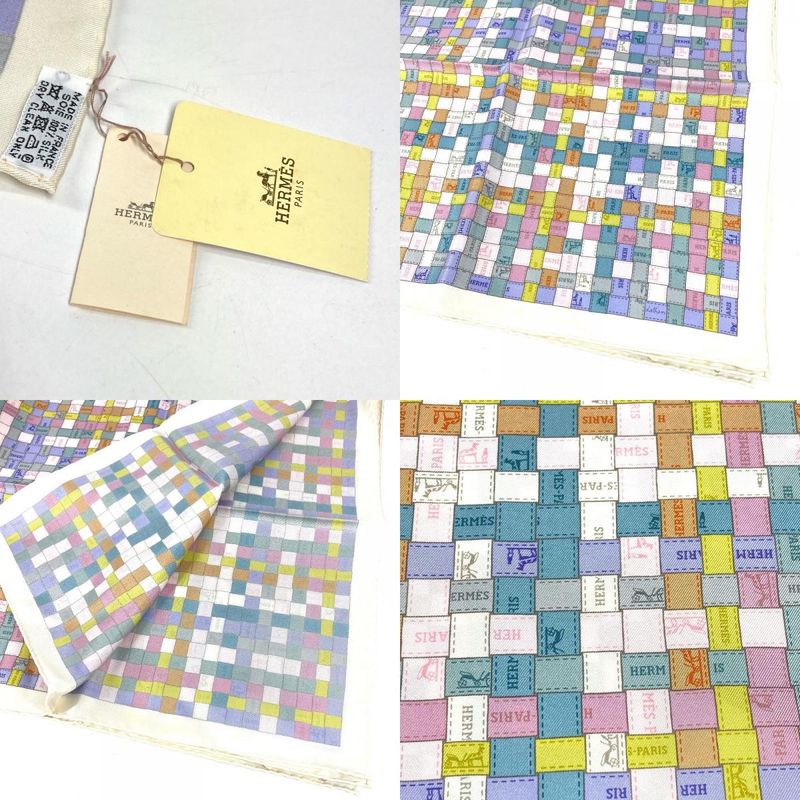 Hermes Scarf Carre 90 Silk Multicolor