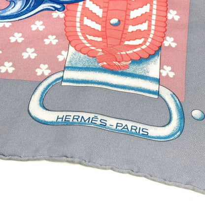 Hermes Scarf Carre 90 Washed Silk Pink