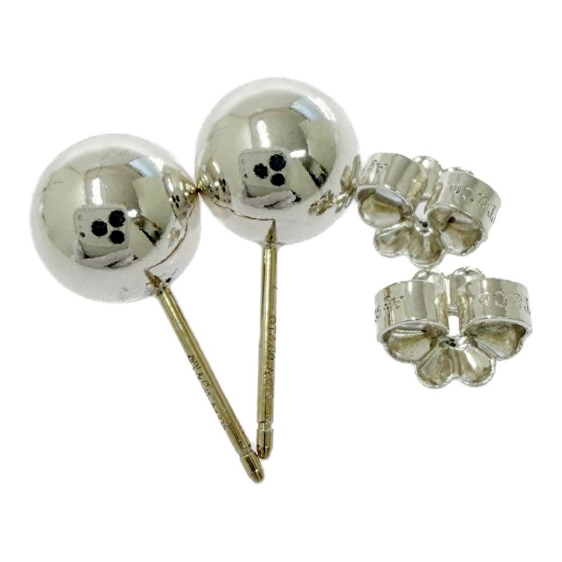 Tiffany & Co Silver Ball Earrings 925 Engraved