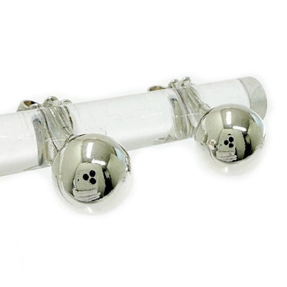 Tiffany & Co Silver Ball Earrings 925 Engraved