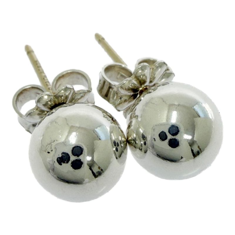 Tiffany & Co Silver Ball Earrings 925 Engraved