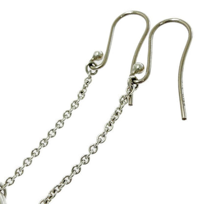 Tiffany & Co Silver Open Heart Hook Earrings 925 Engraved