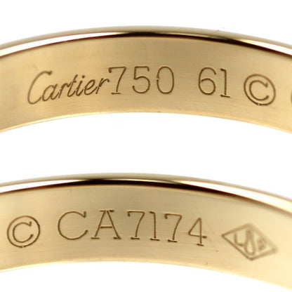 Cartier 18k Yellow Gold Wedding Ring . 61