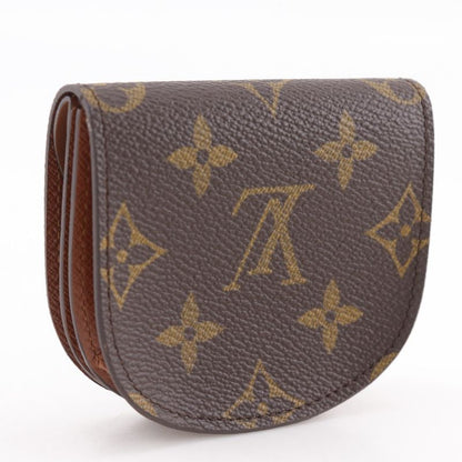 Louis Vuitton Porte-Monnaie Guse Monogram Canvas Brown Coin Case