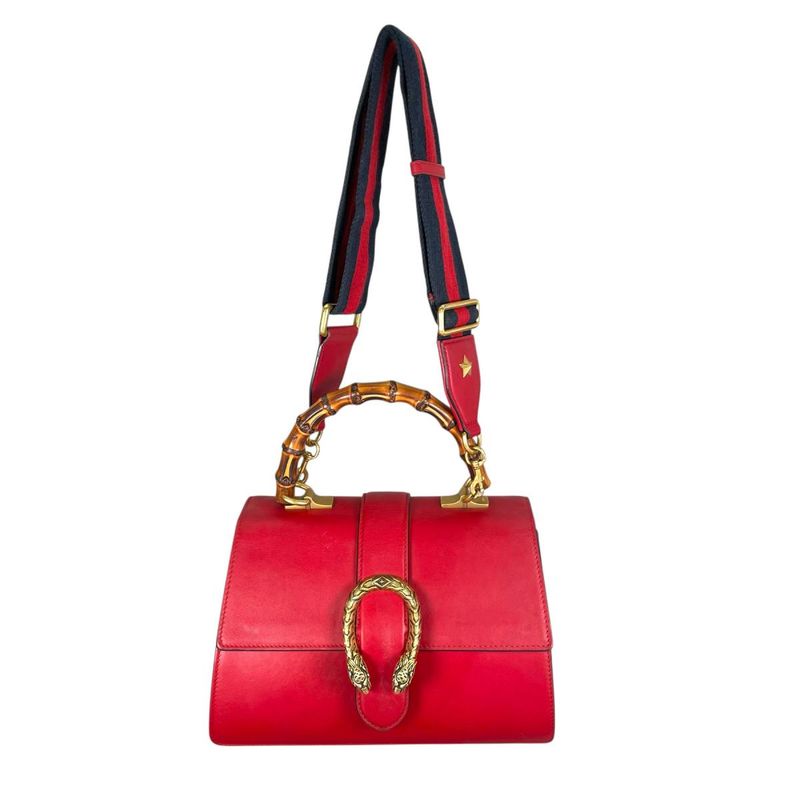 Gucci Dionysus 2-Way Shoulder Bag Bamboo Red