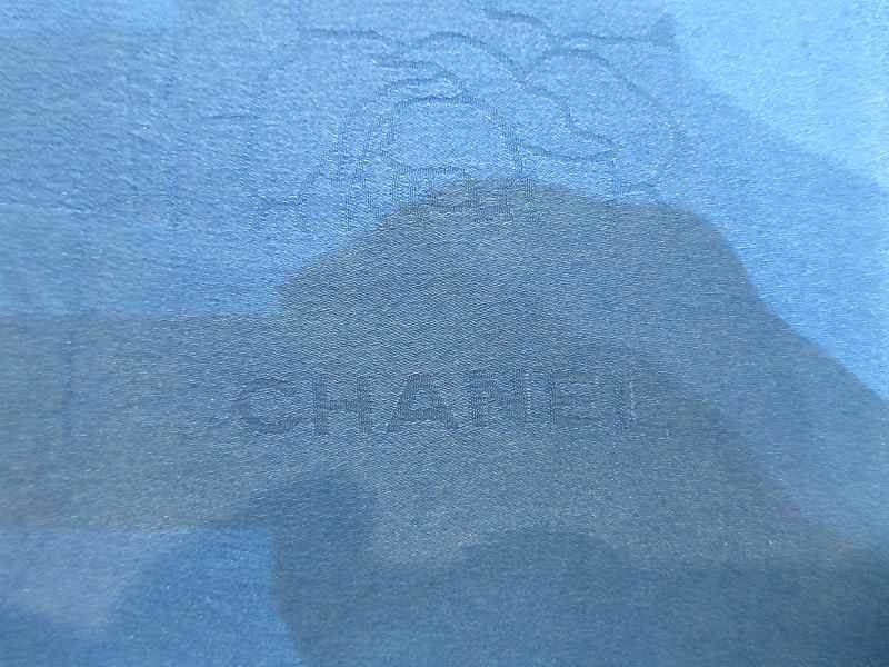 Chanel Scarf Scarves Blue