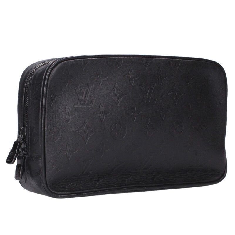 Louis Vuitton Trousse Toilet Monogram Shadow Leather Pouch GM